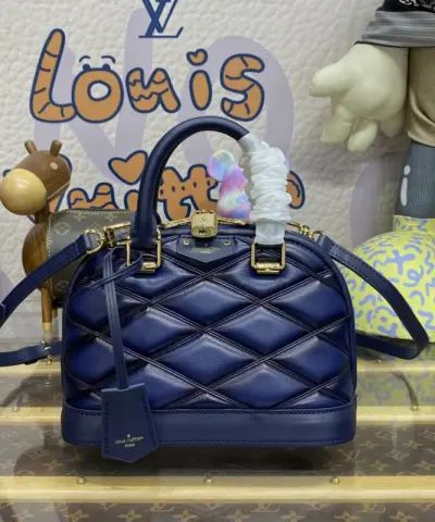 Fake Louis Vuitton Alma Bb Blue - designer handbag clone