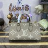 Fake LV Onthego East West Beige - high-quality designer bag dupe