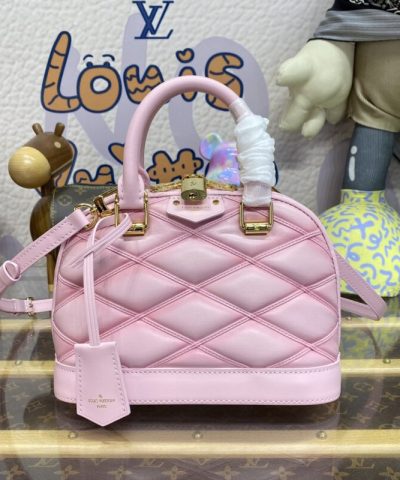 Replica Louis Vuitton Alma Bb Pink - designer handbag clone