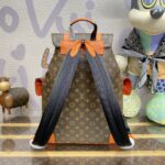 Replica Louis Vuitton Christopher Backpack Orange