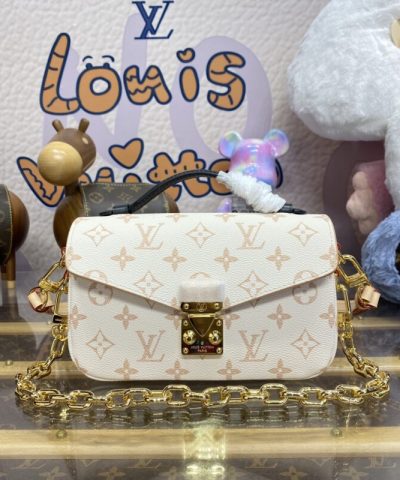 Replica Louis Vuitton Pochette Metis East West Pink - designer handbag clone
