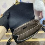 Replica Louis Vuitton Pochette Metis Black - 1:1 premium replica handbag