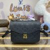 Fake Louis Vuitton Pochette Metis Black - 1:1 premium replica handbag
