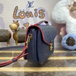 Replica Louis Vuitton Pochette Metis Dark Blue - premium superclone handbag