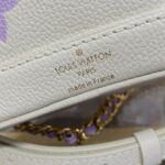 Replica Louis Vuitton Nano Noe White Purple - affordable luxury replica bag