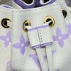 Replica Louis Vuitton Nano Noe White Purple - top-grade luxury bag dupe