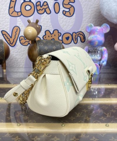 Fake Louis Vuitton Favorite White - designer handbag clone