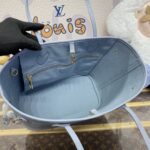 Replica Louis Vuitton Neverfull MM Sky Blue - premium superclone handbag
