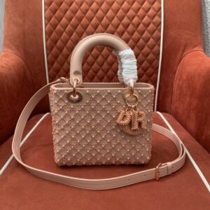 Fake Lady Dior Pink Pearl - ultra-realistic fake purse