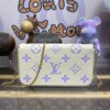 Replica Louis Vuitton Felicie Pochette White Purple - 1:1 premium replica handbag