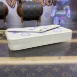 Replica Louis Vuitton Felicie Pochette White Purple - 1:1 premium replica handbag