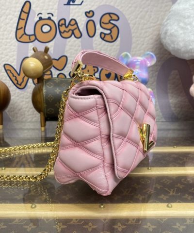 Replica Louis Vuitton Go – 14 Pink - 1:1 premium replica handbag