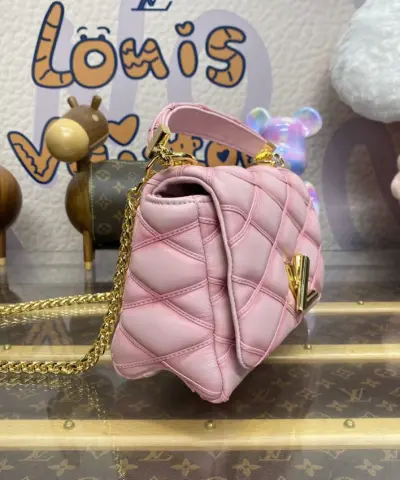 Replica Louis Vuitton Go – 14 Pink - 1:1 premium replica handbag