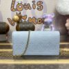 Replica Louis Vuitton Wallet On Chain Lily Sky Blue - 1:1 premium replica handbag