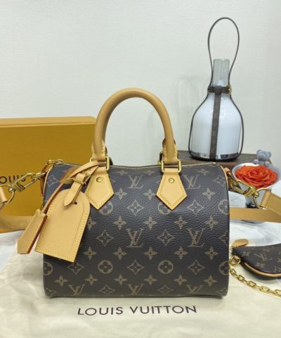 Replica Louis Vuitton Speedy P9 Bandouliere 25 Brown - high-end replica designer purse