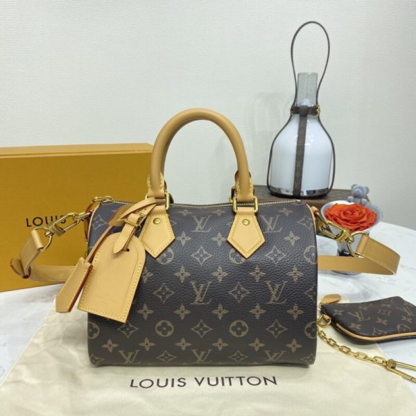 Replica Louis Vuitton Speedy P9 Bandouliere 25 Braun - hochwertige Designer-Replika-Handtasche