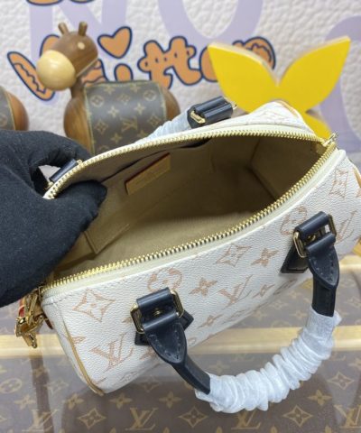 Replica Louis Vuitton Speedy Bandouliere Beige - best quality fake designer bag