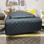 Replica Louis Vuitton Avenue Backpack Black Grid - high-quality designer bag dupe