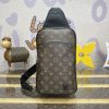 Fake Louis Vuitton Avenue Slingbag Brown - top-grade luxury bag dupe