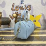 Replica Louis Vuitton Speedy Bandouliere 20 Sky Blue - elite factory replica handbag