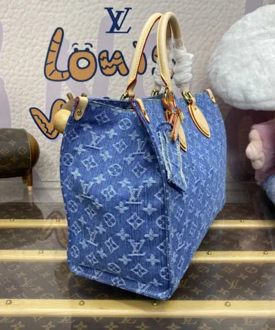 Replica LV Onthego Denim - high-end replica designer purse
