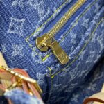 Replica Louis Vuitton Carry All MM Denim - kloon van een designerhandtas