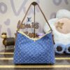 Replica Louis Vuitton Carry All MM Denim - designer handbag clone