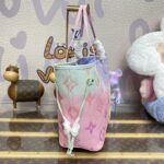 Replica Louis Vuitton Neverfull MM Purple - high-end replica designer purse