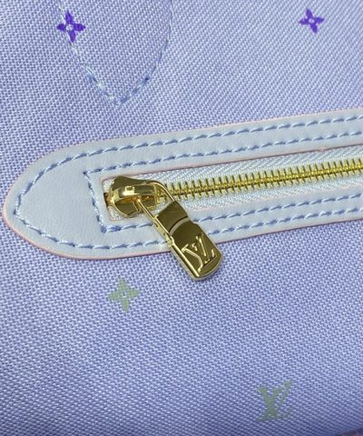 Replica Louis Vuitton Neverfull MM Purple - best quality fake designer bag