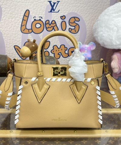 Fake Louis Vuitton On My Side PM Milk Tea - top-grade luxury bag dupe