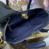 Fake Louis Vuitton On My Side PM Dark Blue - designer handbag clone