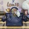 Fake Louis Vuitton On My Side PM Dark Blue - best quality fake designer bag
