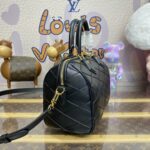 Replica Louis Vuitton Speedy Bandouliere 25 Full Black - premium superclone handbag