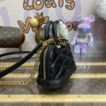 Replica Louis Vuitton Alma Nano Black - affordable luxury replica bag