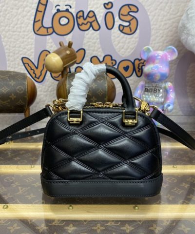 Fake Louis Vuitton Alma Nano Black - 1:1 premium replica handbag