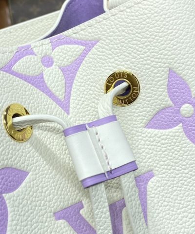 Fake Louis Vuitton Neonoe Bb Bag White – Purple - premium superclone handbag