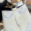 Replica Louis Vuitton Neonoe Bb White Sky Blue - affordable luxury replica bag