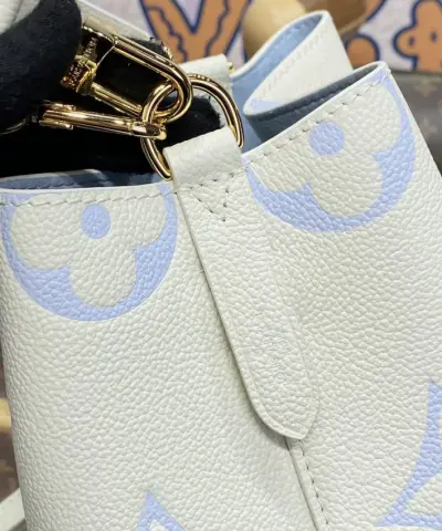 Replica Louis Vuitton Neonoe Bb White Sky Blue - affordable luxury replica bag