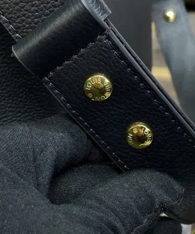 Fake Louis Vuitton Lock And Walk Black - elite factory replica handbag