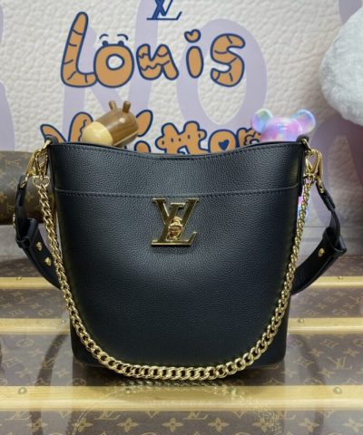 Fake Louis Vuitton Lock And Walk Black - ultra-realistic fake purse