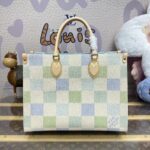 Replica LV Onthego Green Grid - 1:1 premium replica handbag