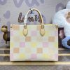 Fake LV Onthego Yellow - 1:1 premium replica handbag