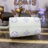 Replica Louis Vuitton Speedy Bandouliere 20 White Purple - affordable luxury replica bag