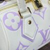 Replica Louis Vuitton Speedy Bandouliere 20 White Purple - ultra-realistic fake purse