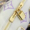 Replica Louis Vuitton Speedy Bandouliere 20 White Purple - high-end replica designer purse