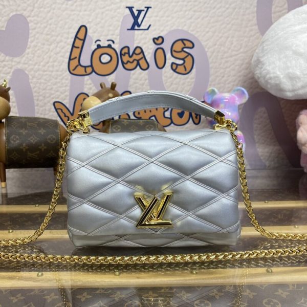 Replica Louis Vuitton Go – 14 Silver - 1:1 premium replica handbag