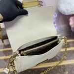 Replica Louis Vuitton Dauphine MM White - premium superclone handbag