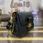Replica Louis Vuitton Dauphine MM Black - premium superclone handbag