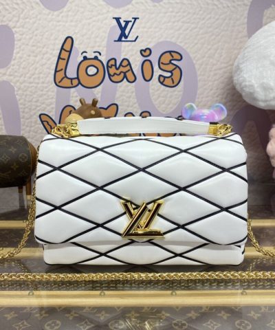 Fake Louis Vuitton Go – 14 – White - 1:1 premium replica handbag