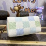 Replica Louis Vuitton Speedy Bandouliere 20 Green Grid - top-grade luxury bag dupe